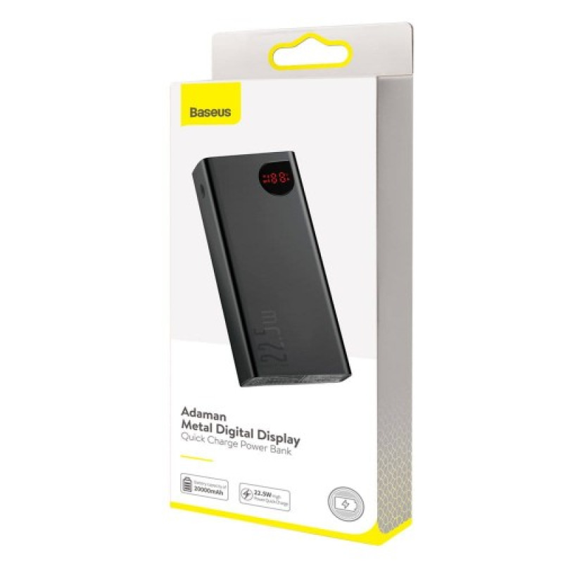 Baseus Adaman Metal Body 65W 20000mah Power Bank